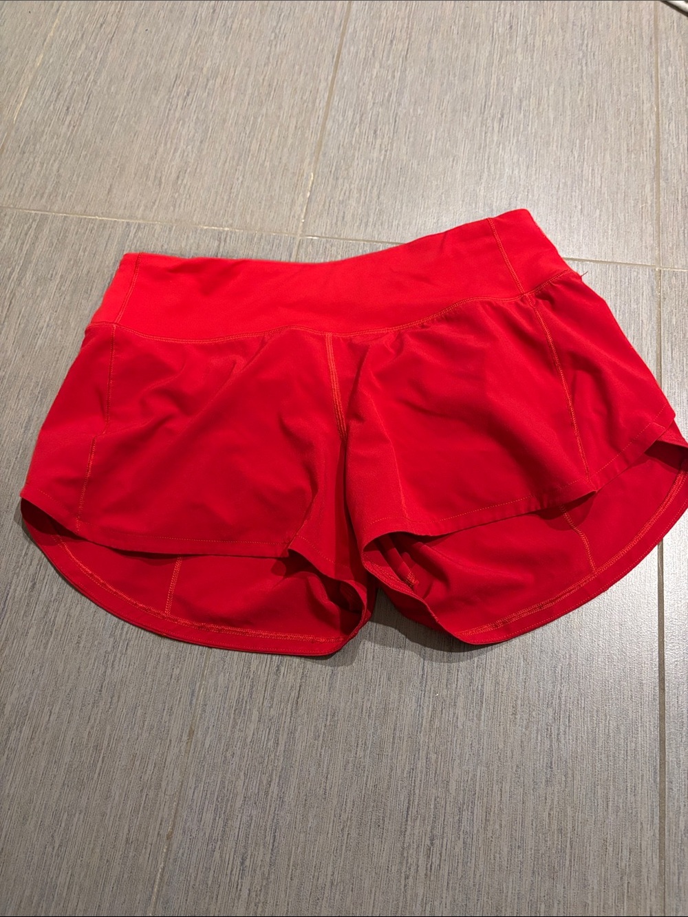 lululemon athletica Red Women's Athletic Shorts - 4” inseam